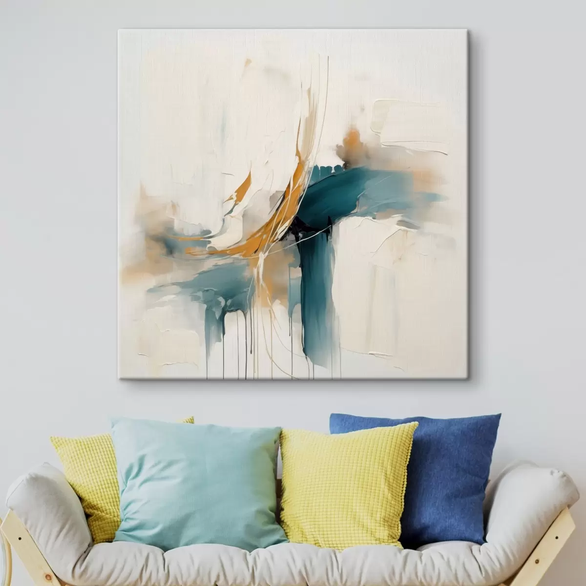 Fototapete Dynamische Abstraktion mit strukturierten Elementen s46657