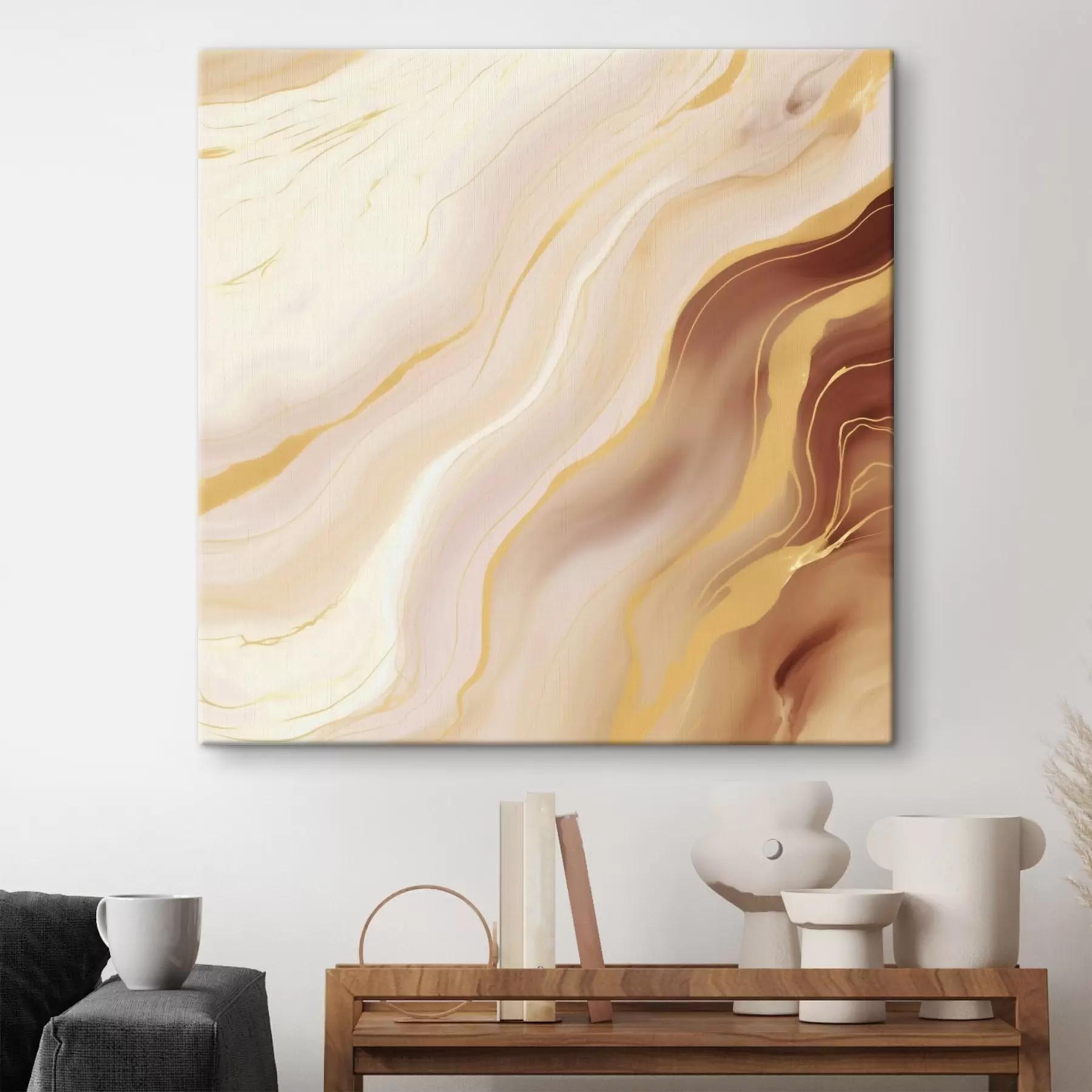 Fototapete Komposition mit natürlichen Farbübergängen s46661