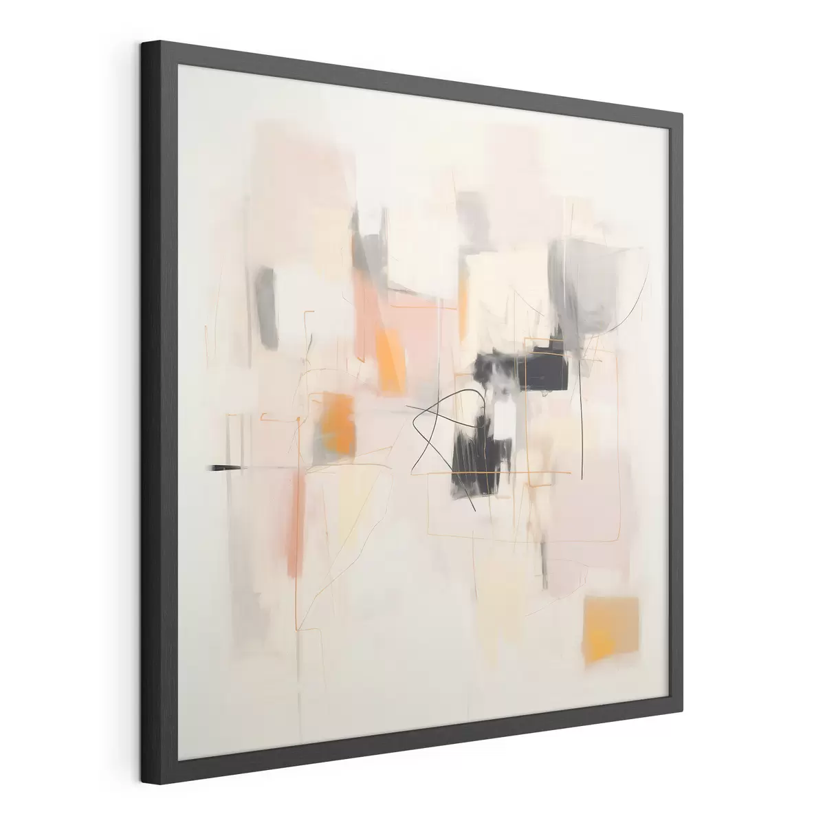 Poster Minimalistische Abstraktion mit sanften Farben f46638