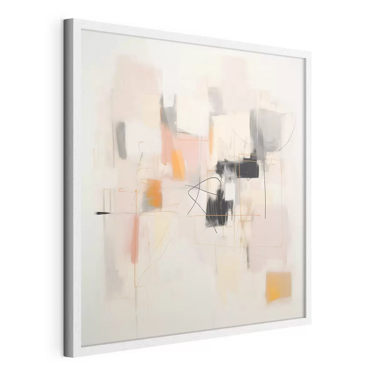 Poster Minimalistische Abstraktion mit sanften Farben f46638