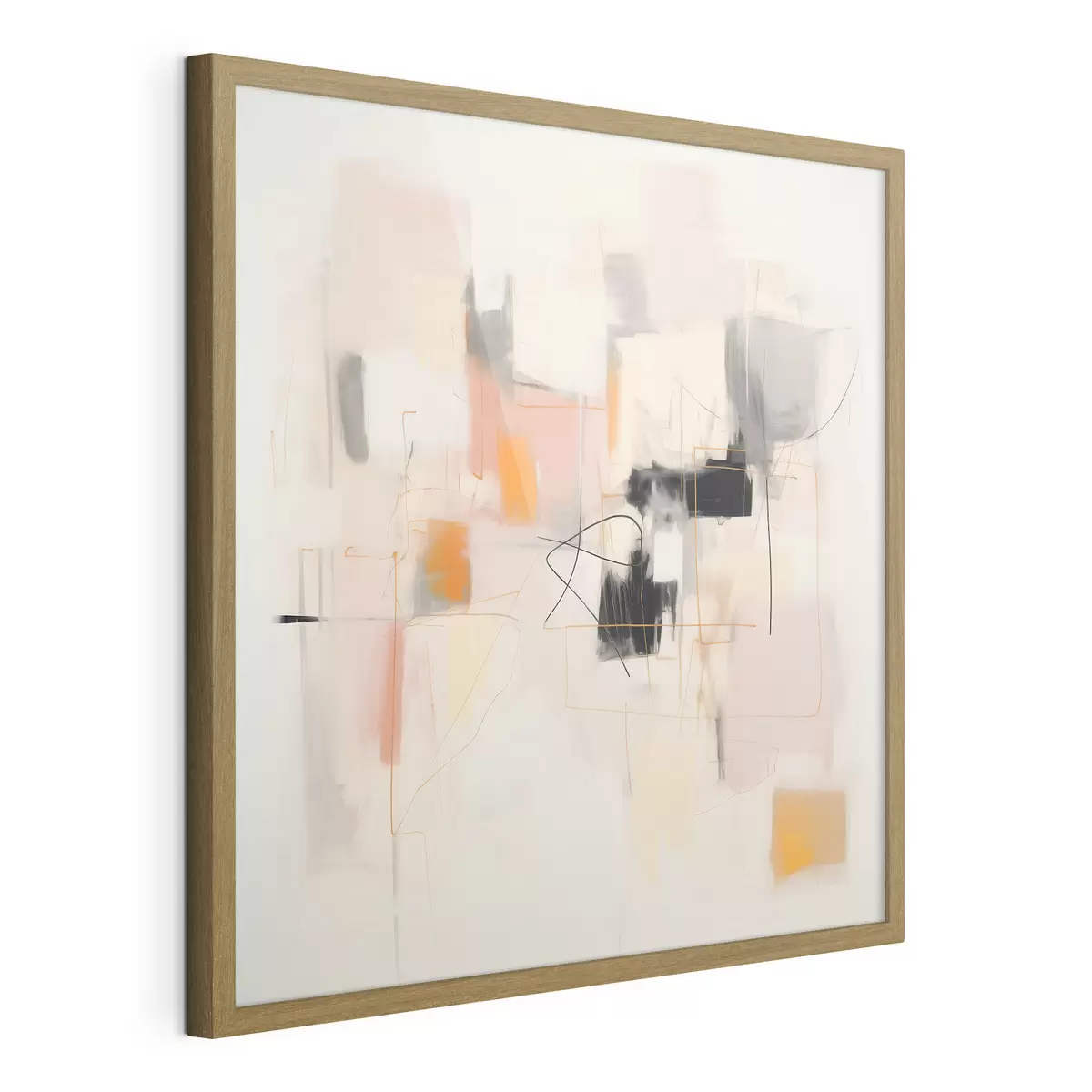 Poster Minimalistische Abstraktion mit sanften Farben f46638