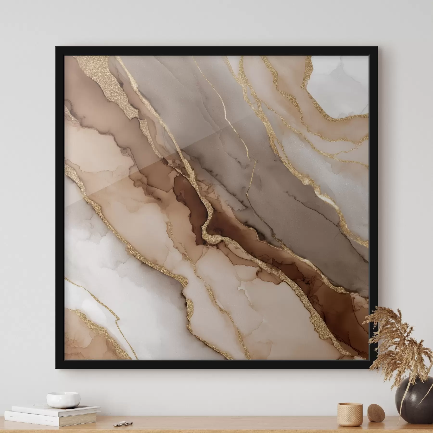 Fototapete Strukturiertes Steinmotiv in künstlerischem Stil f46643