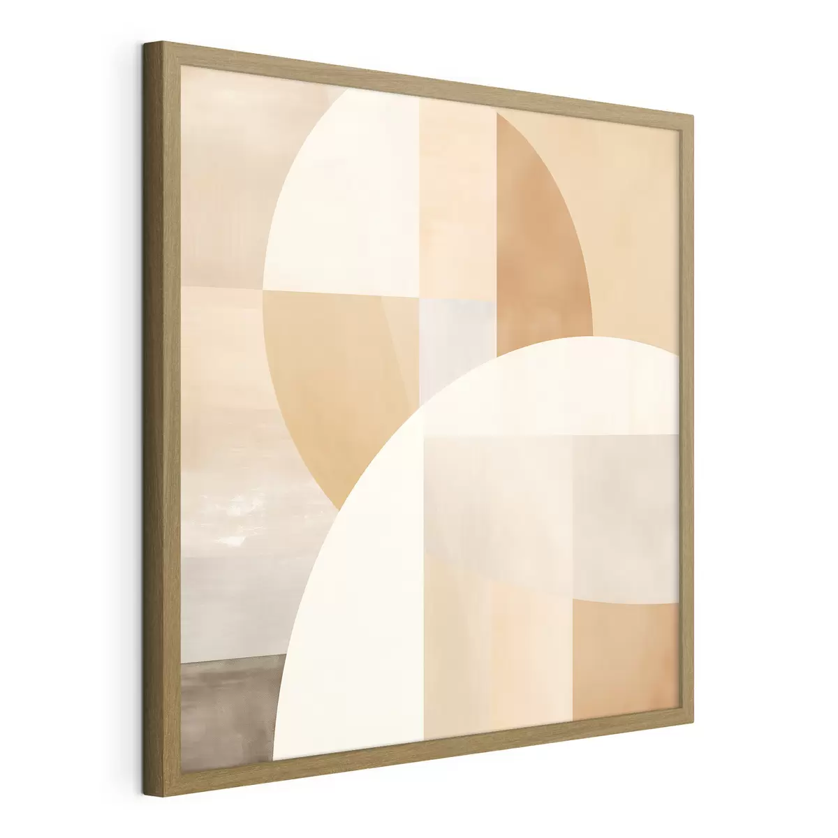 Poster Künstlerische Geometrie in Pastelltönen f46650