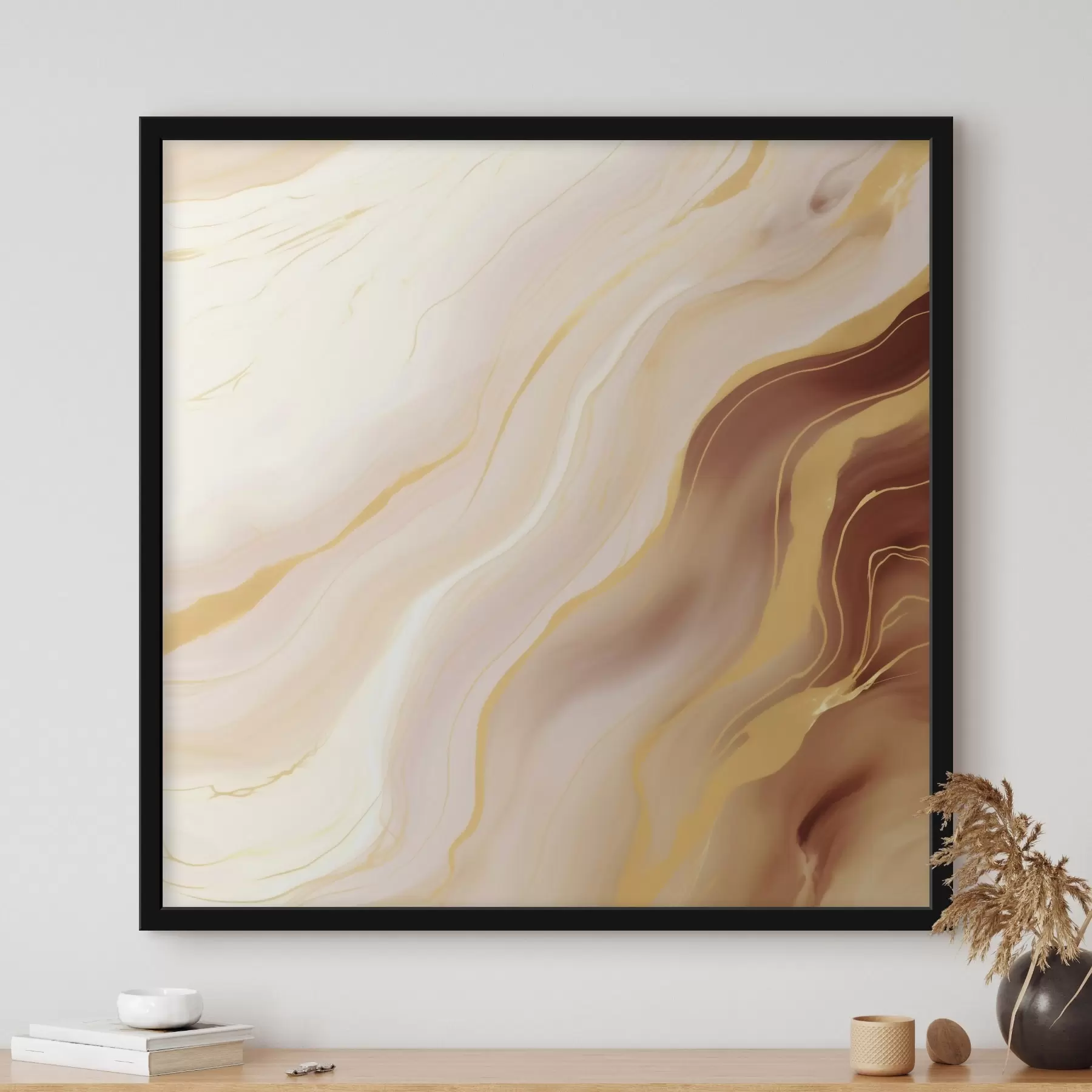 Fototapete Komposition mit natürlichen Farbübergängen f46661