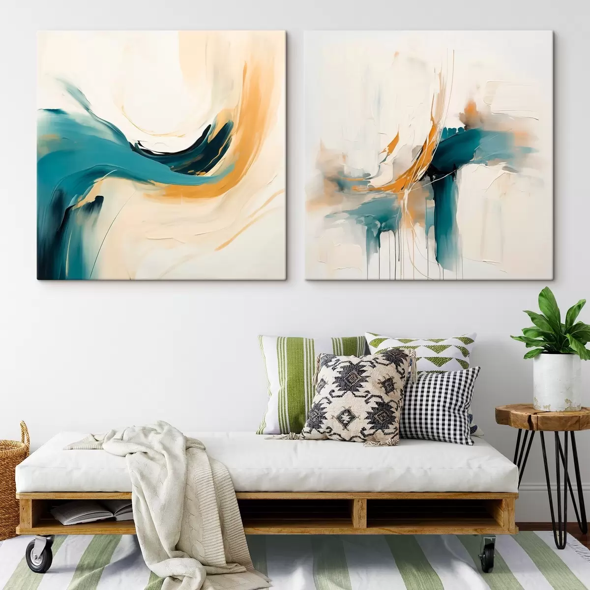 Fototapete Künstlerische Komposition mit sanften Farbübergängen m00989