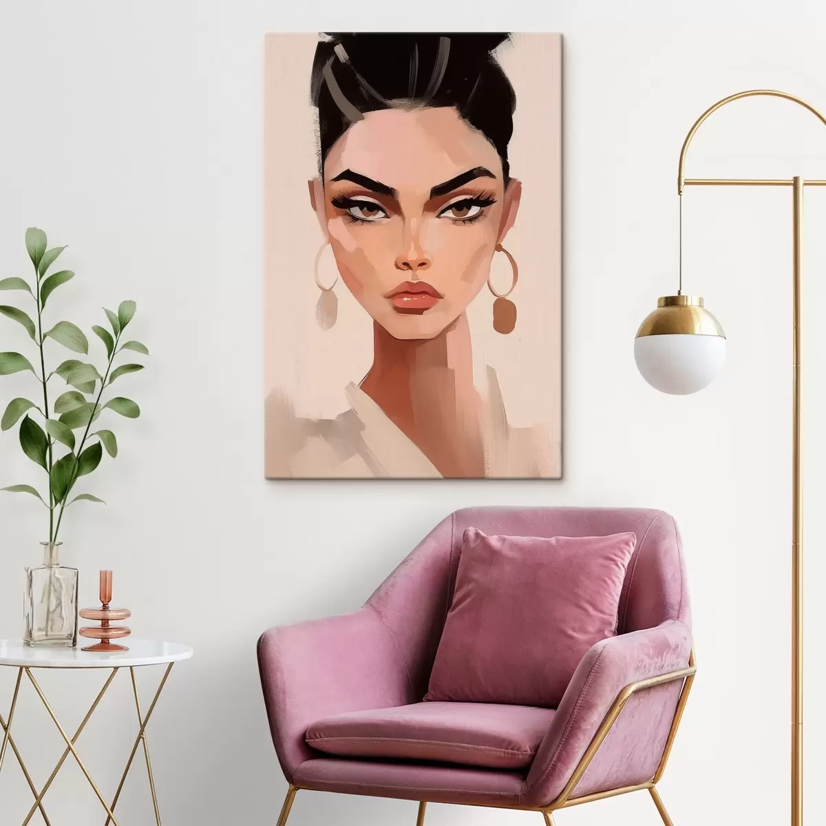 Fototapete Porträt eines Mädchens s46805