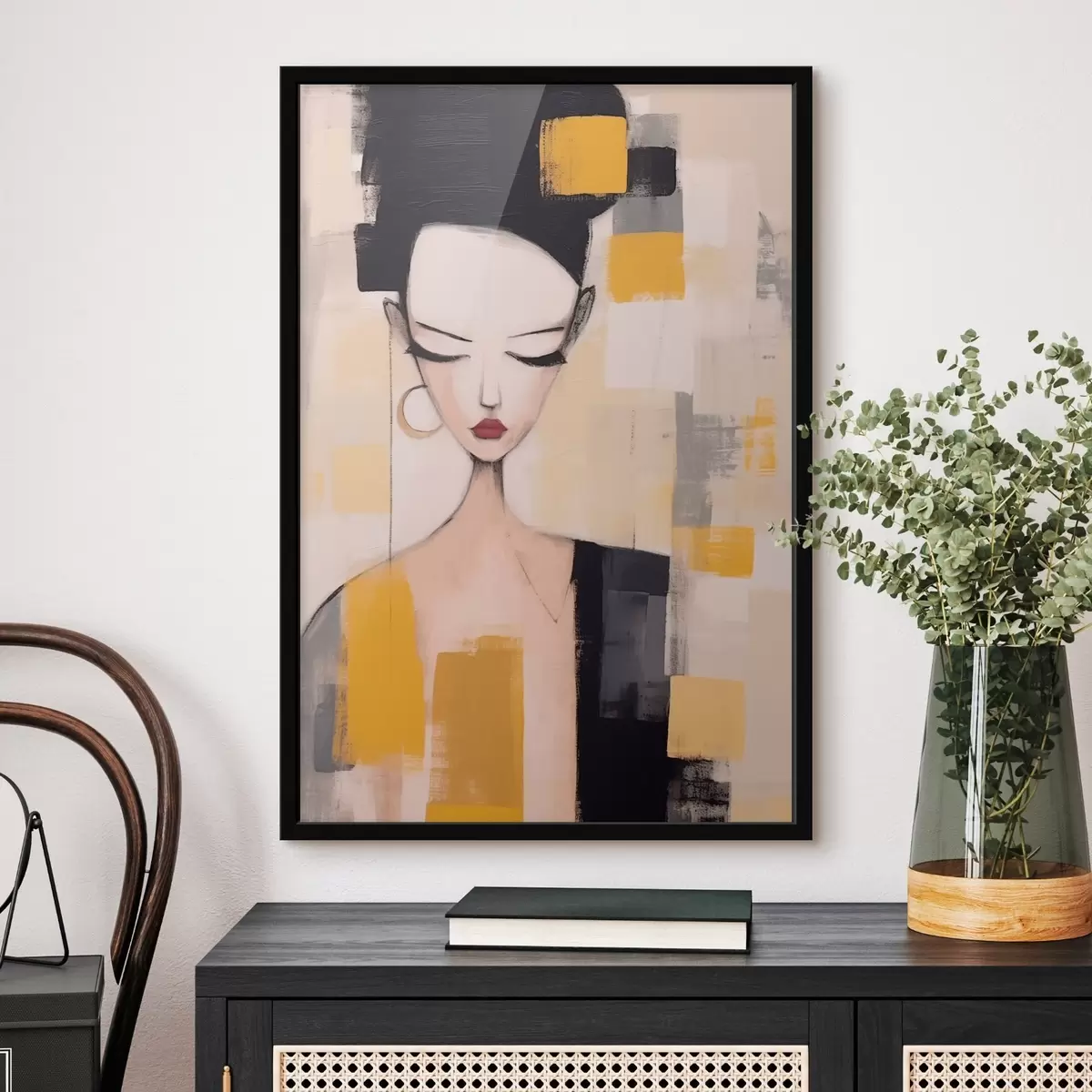 Poster Kubistisches Porträt f46806