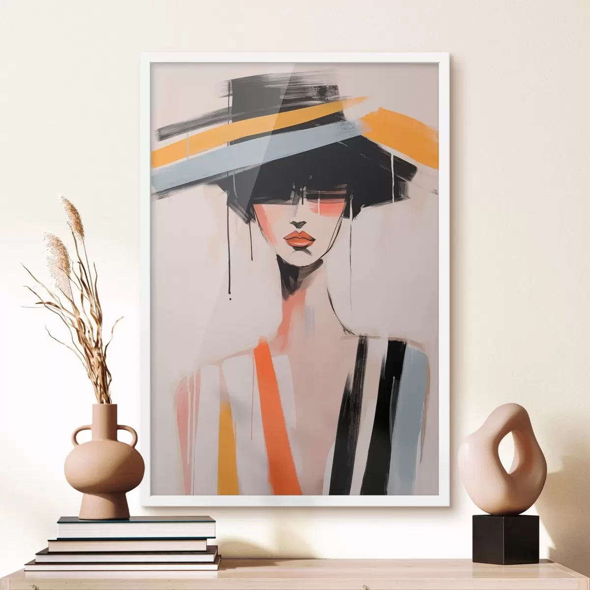 Poster Kubistisches Porträt f46809