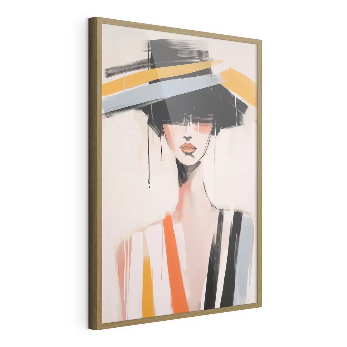 Poster Kubistisches Porträt f46809