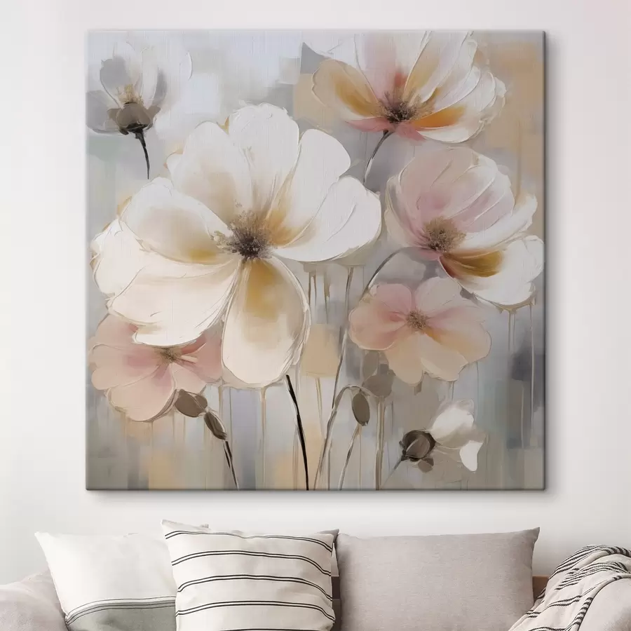 Fototapete Primitive Blumen s46831