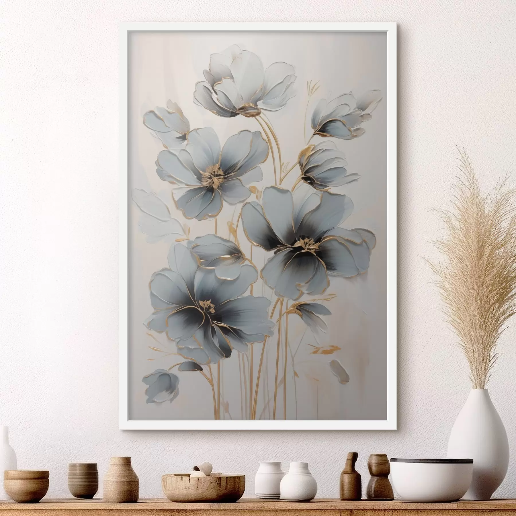 Fototapete Abstrakte Blumen f46822