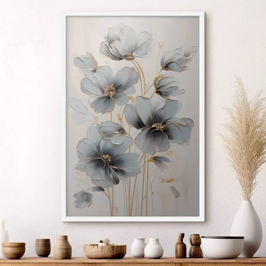 Fototapete Abstrakte Blumen f46822