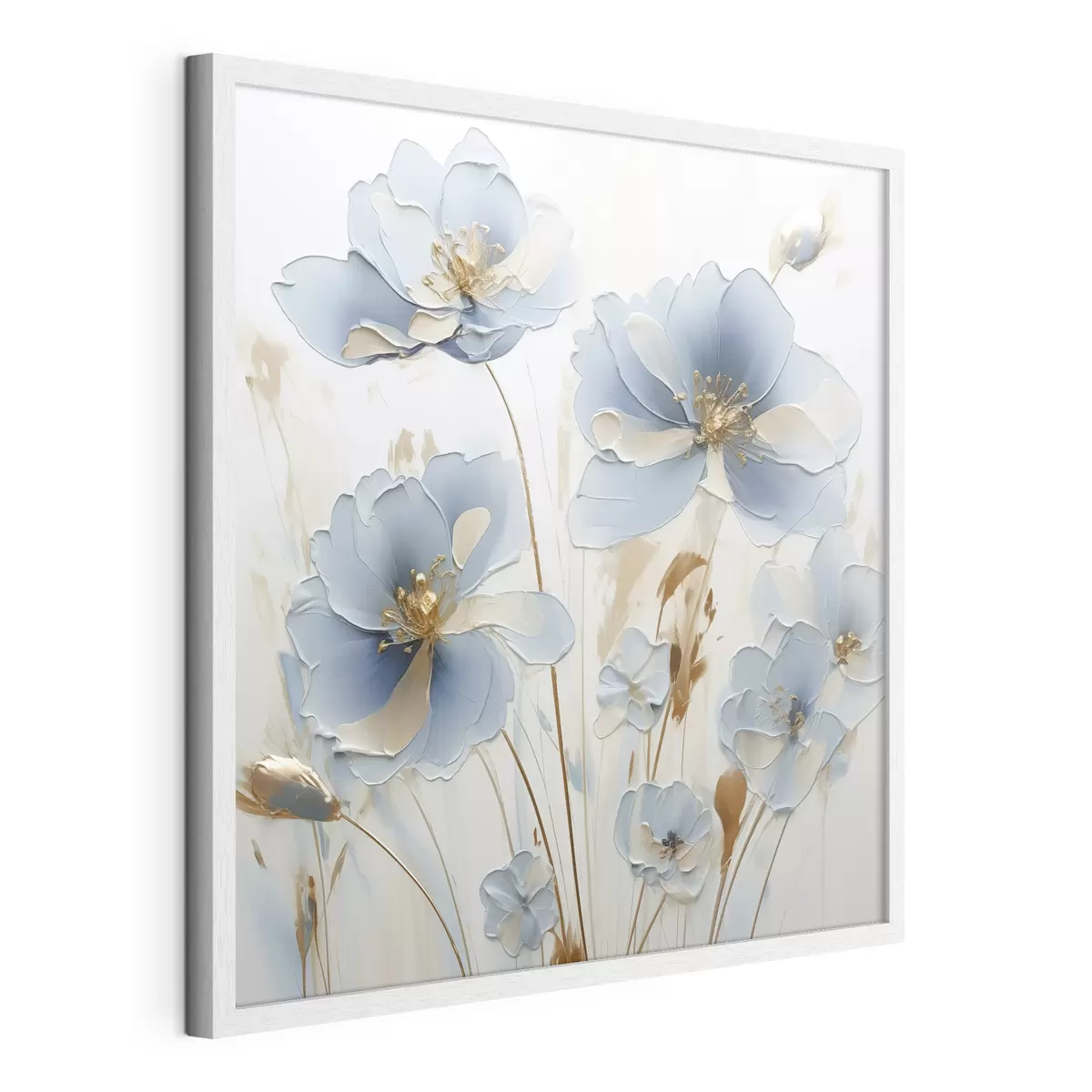 Poster Zarte Blumenimitation aus der Malerei f46824