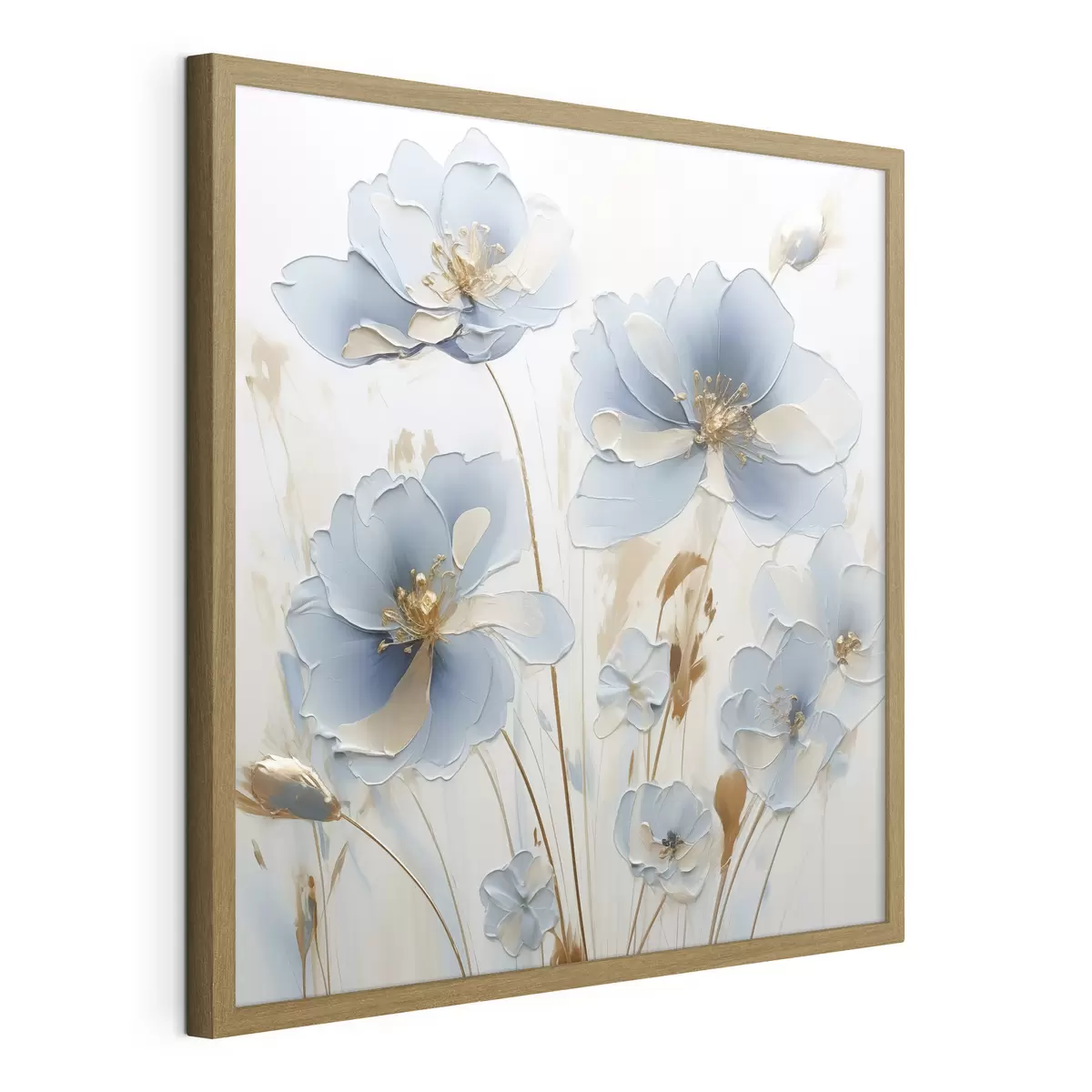Poster Zarte Blumenimitation aus der Malerei f46824