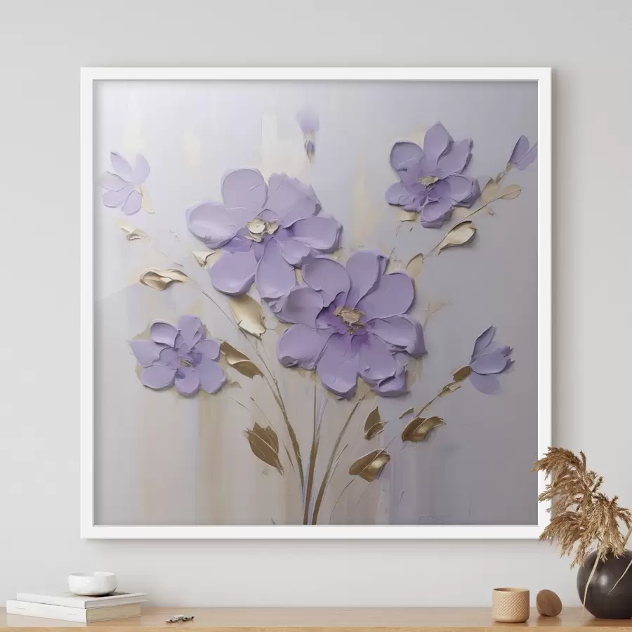 Fototapete Blumen Nachahmung Malerei f46827