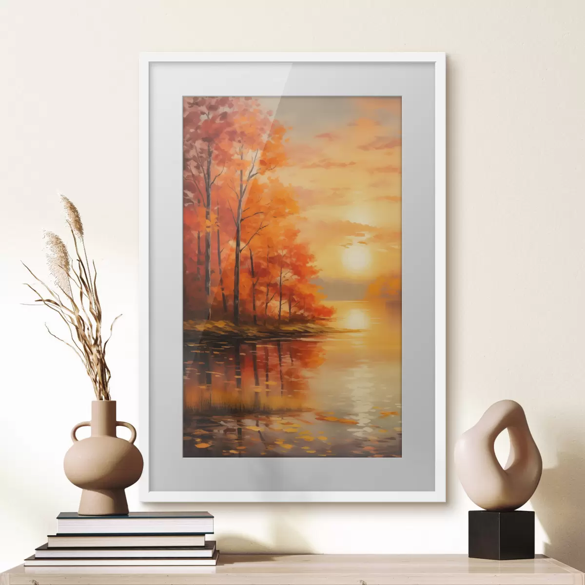 Poster Herbstwald f46771