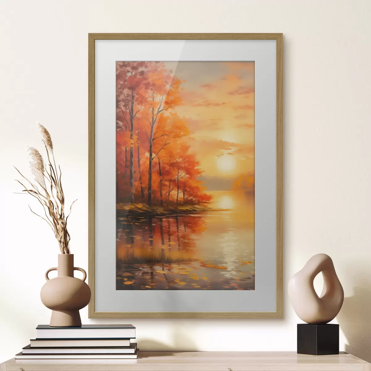 Poster Herbstwald f46771
