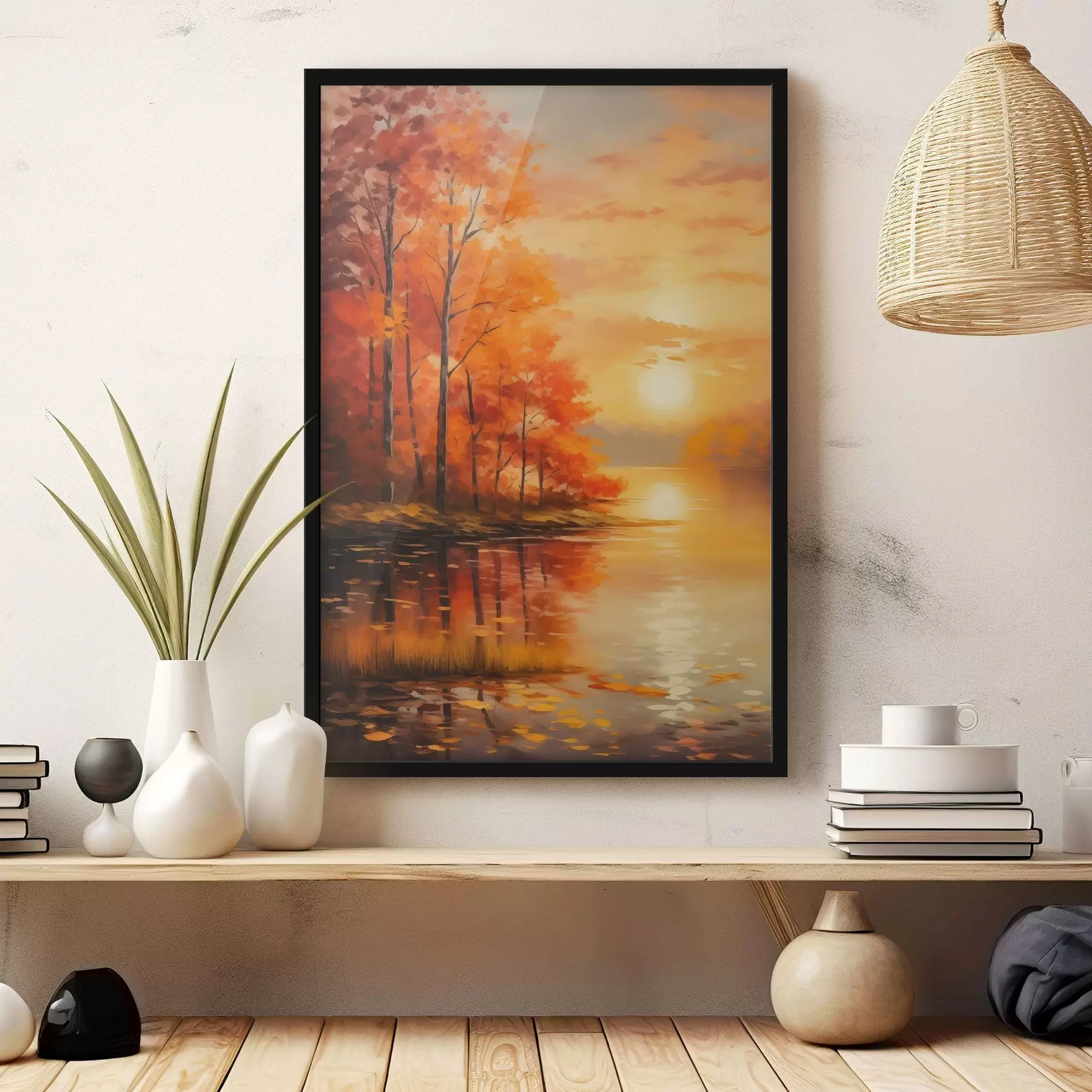 Fototapete Herbstwald f46771