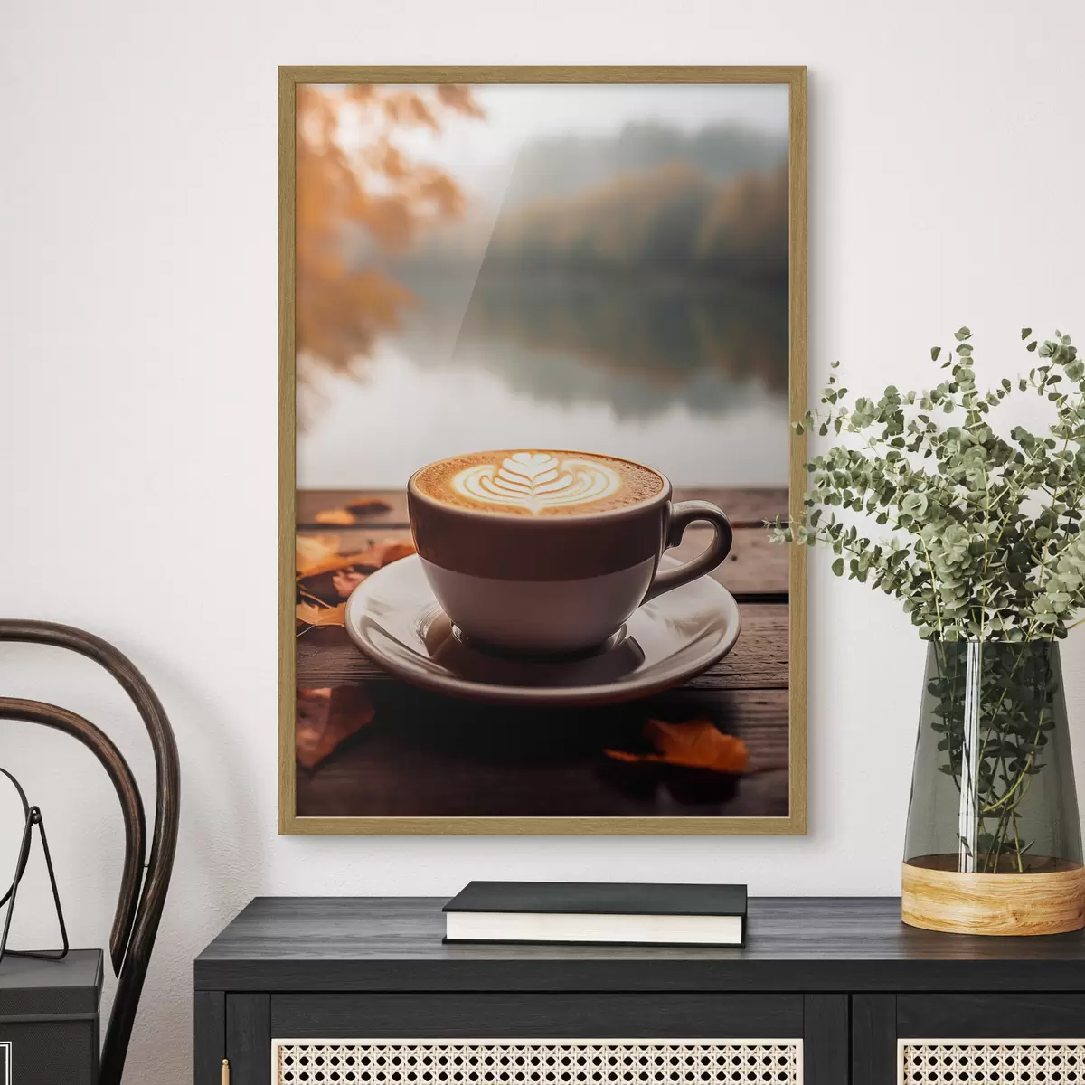 Poster Duftender Cappuccino, Kaffee f46775