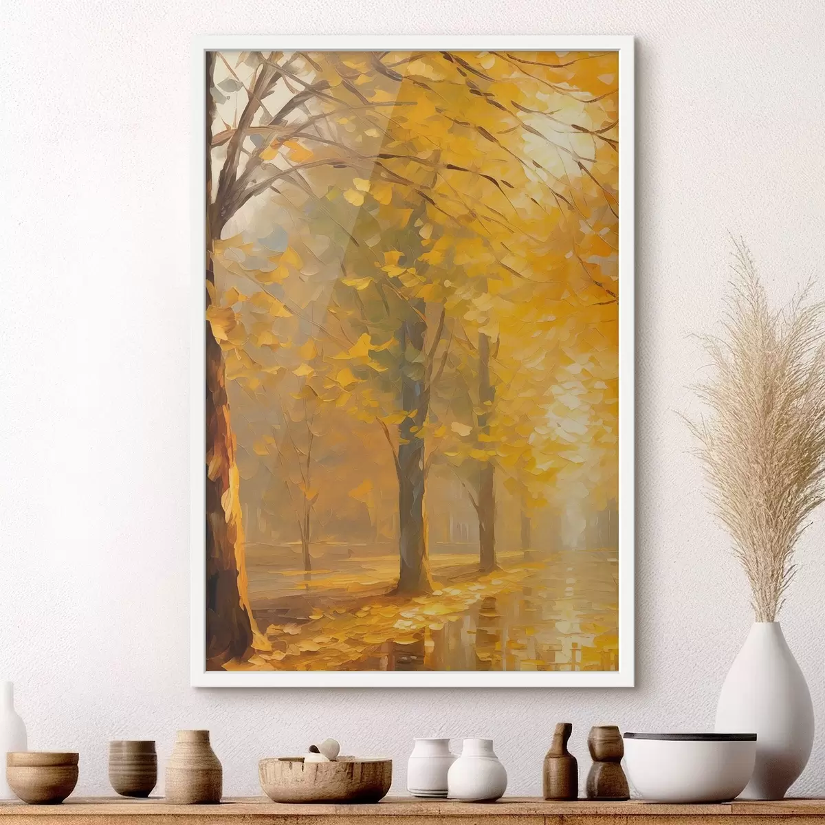 Poster Herbstpark f46777