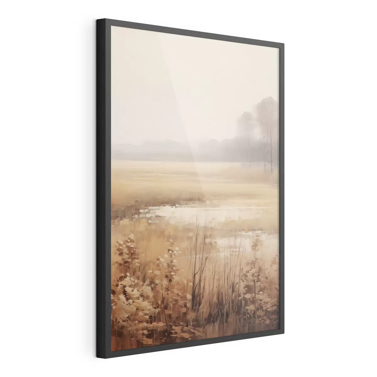 Poster Getrocknete Blumen auf einem Feld f46780