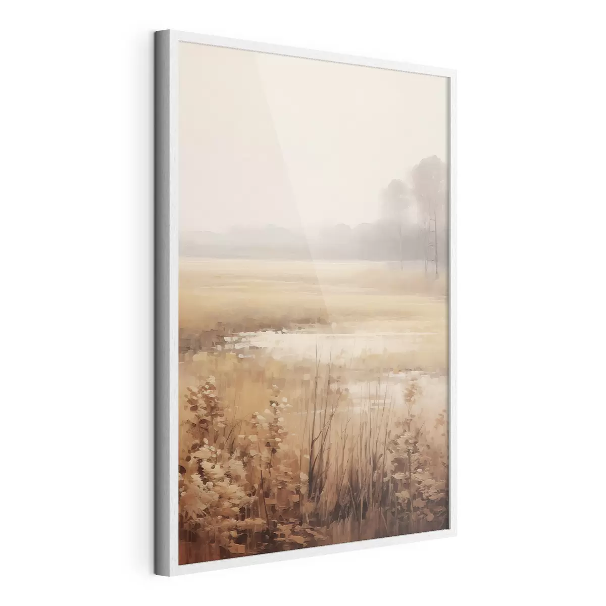 Poster Getrocknete Blumen auf einem Feld f46780