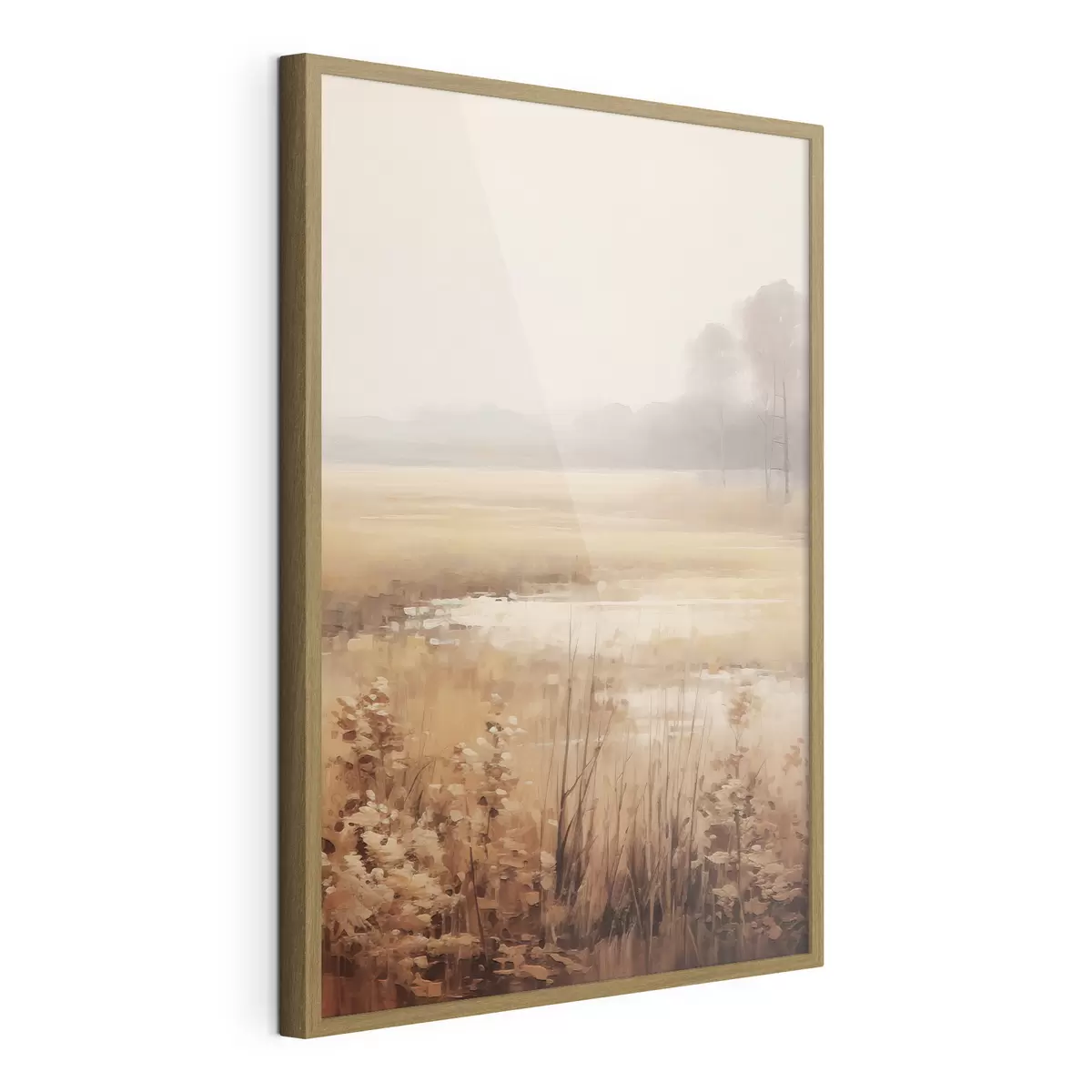 Poster Getrocknete Blumen auf einem Feld f46780