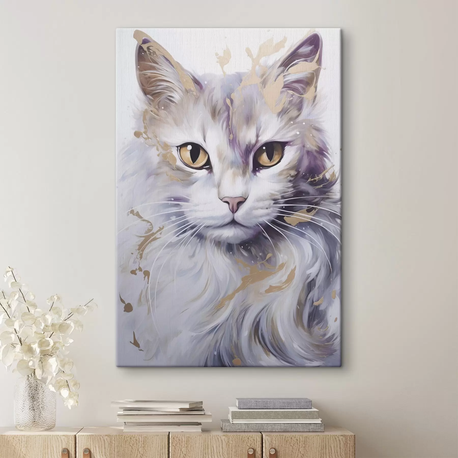 Fototapete Abstrakte Katze s46837