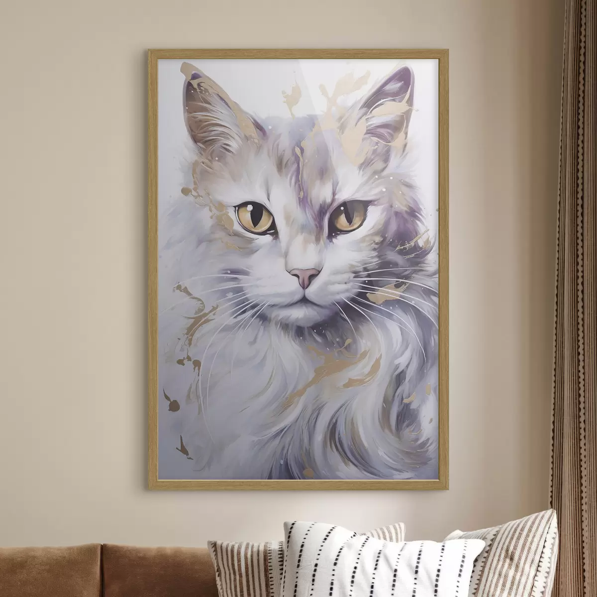 Poster Abstrakte Katze f46837