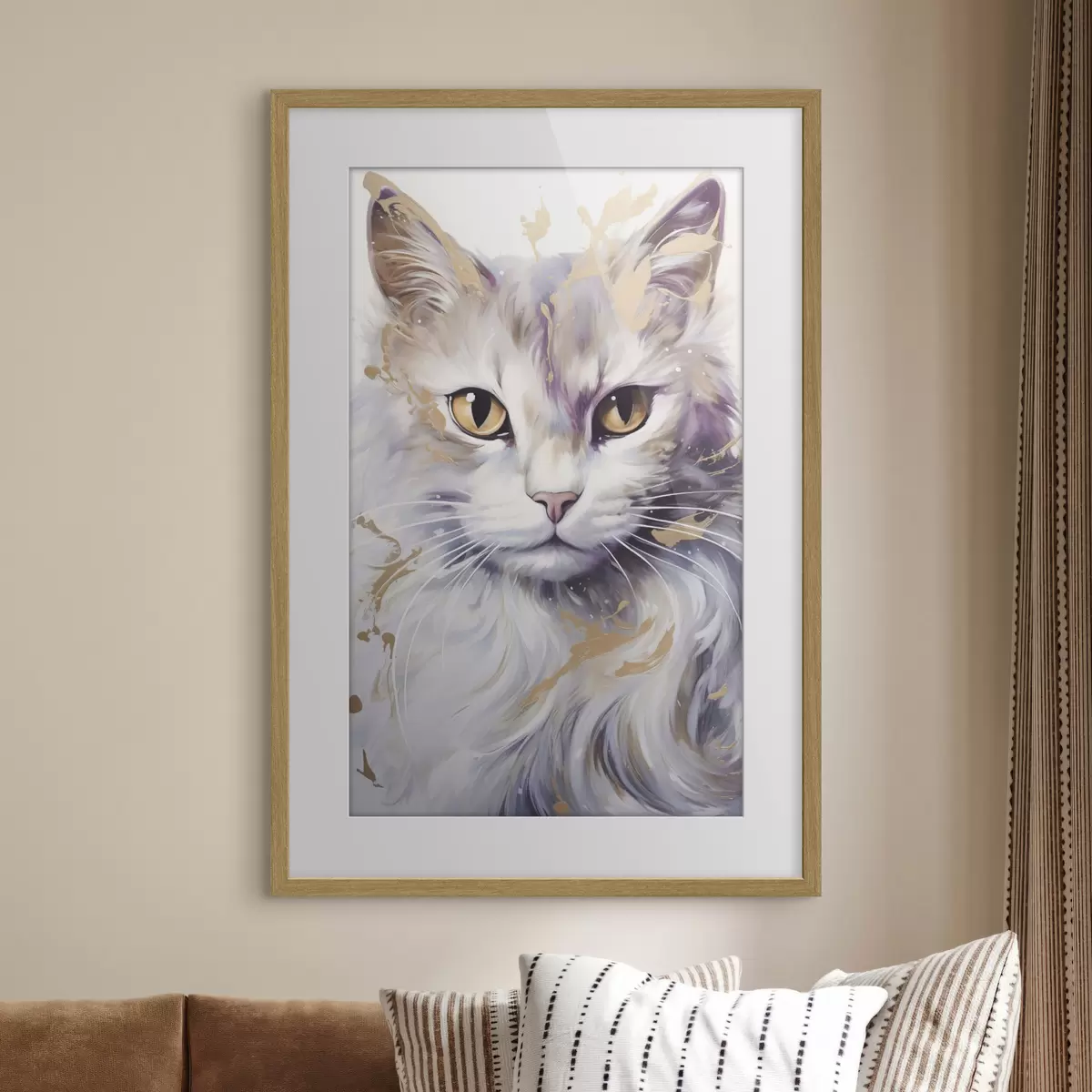Poster Abstrakte Katze f46837