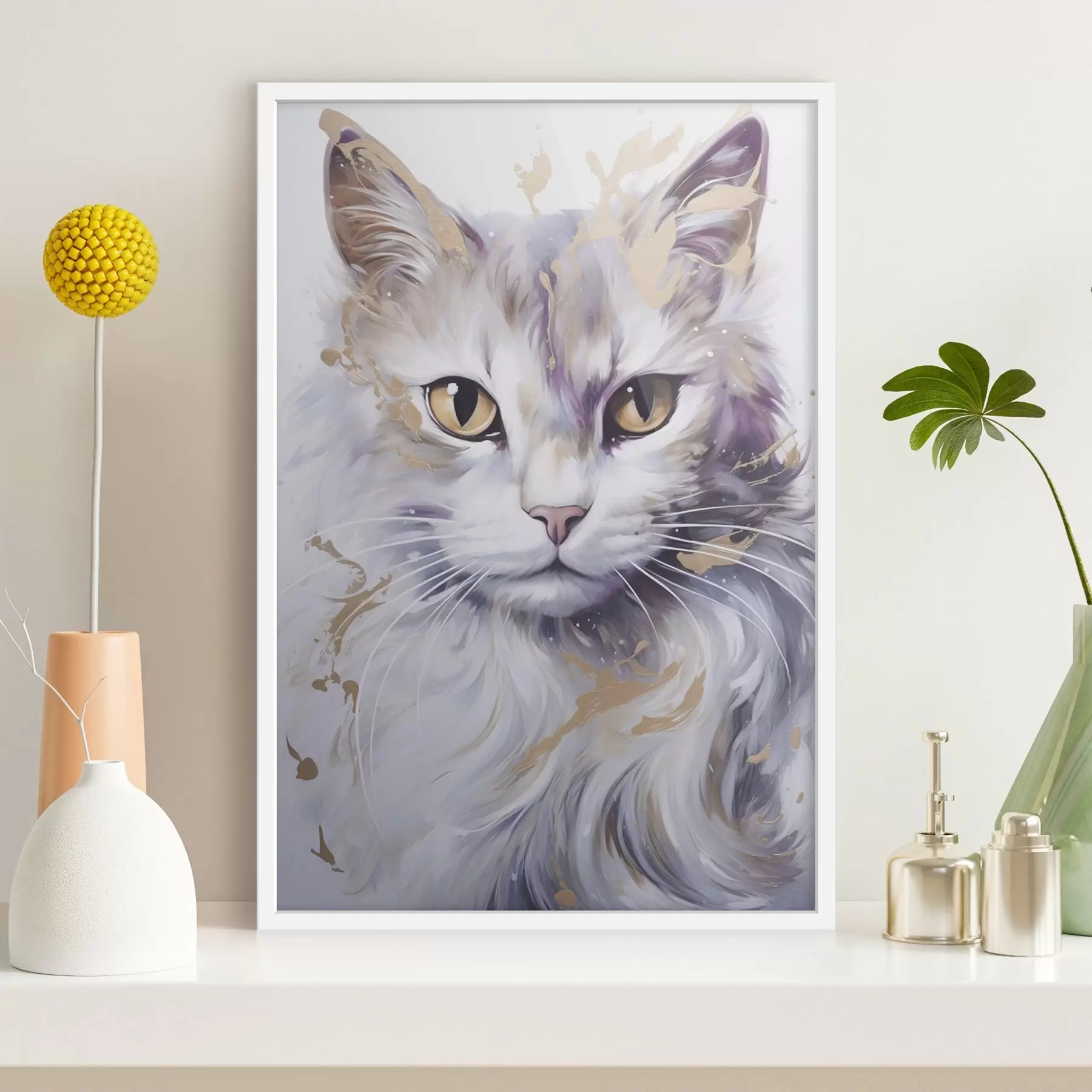 Fototapete Abstrakte Katze f46837