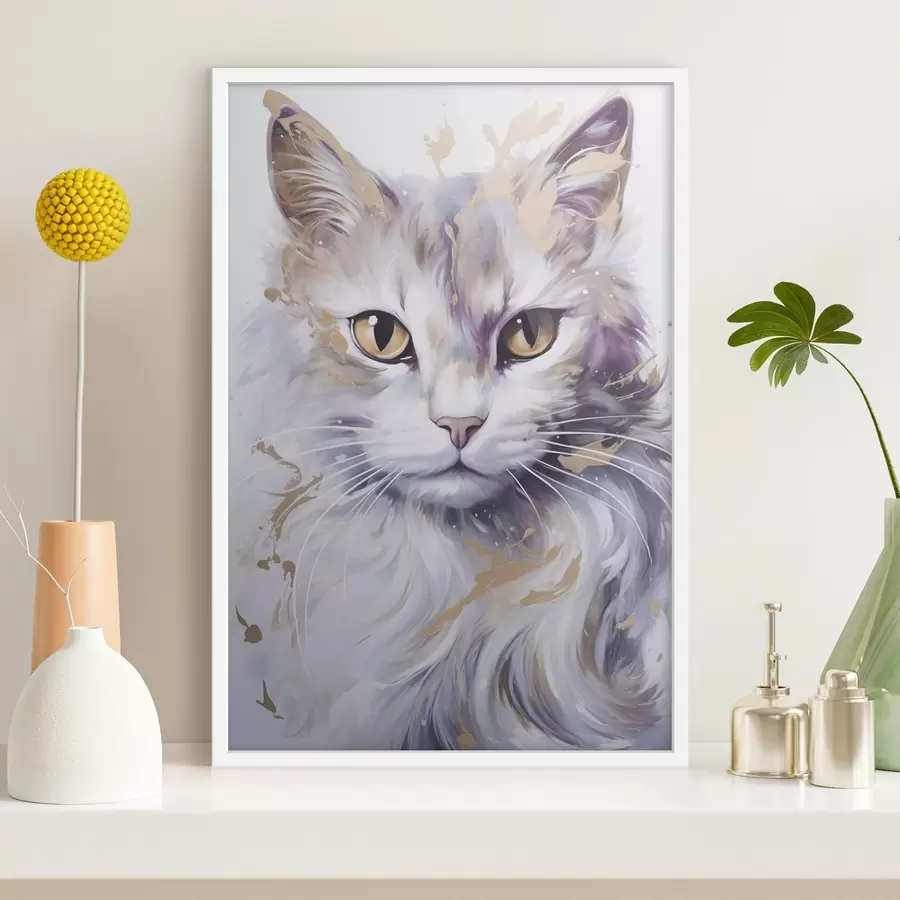 Fototapete Abstrakte Katze f46837