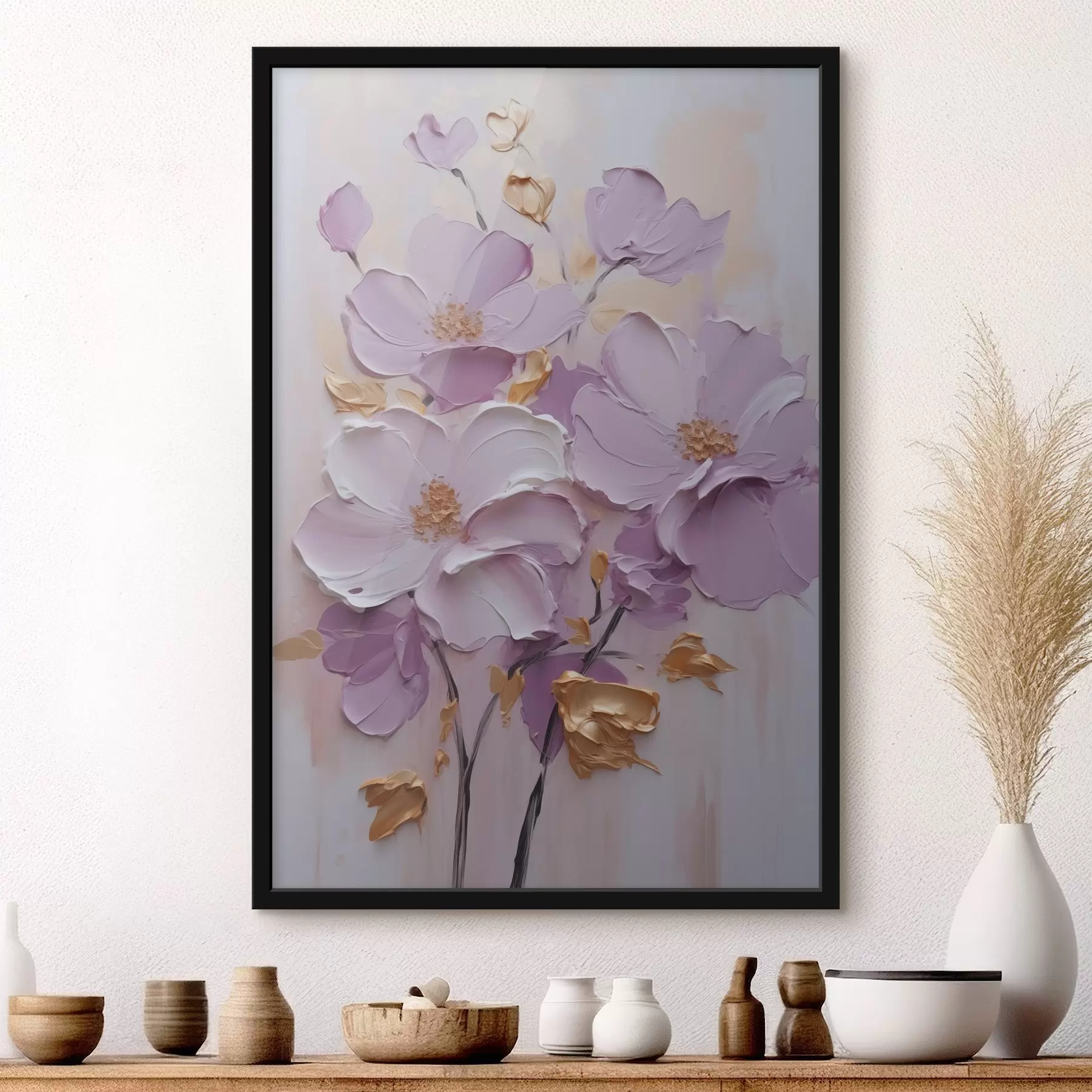 Fototapete Abstrakte Blumen f46838