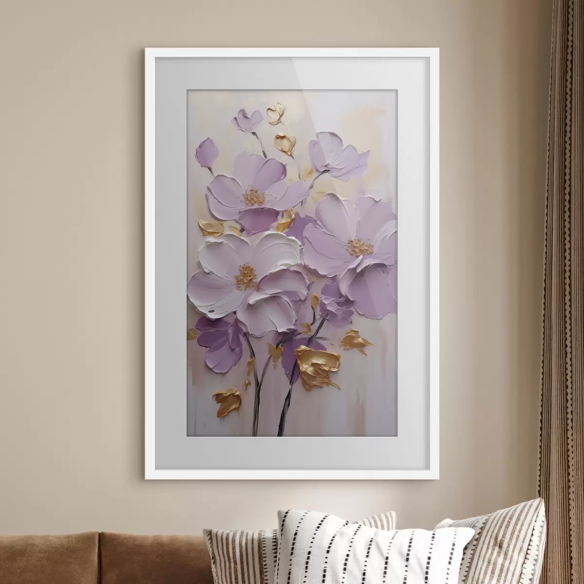 Poster Abstrakte Blumen f46838