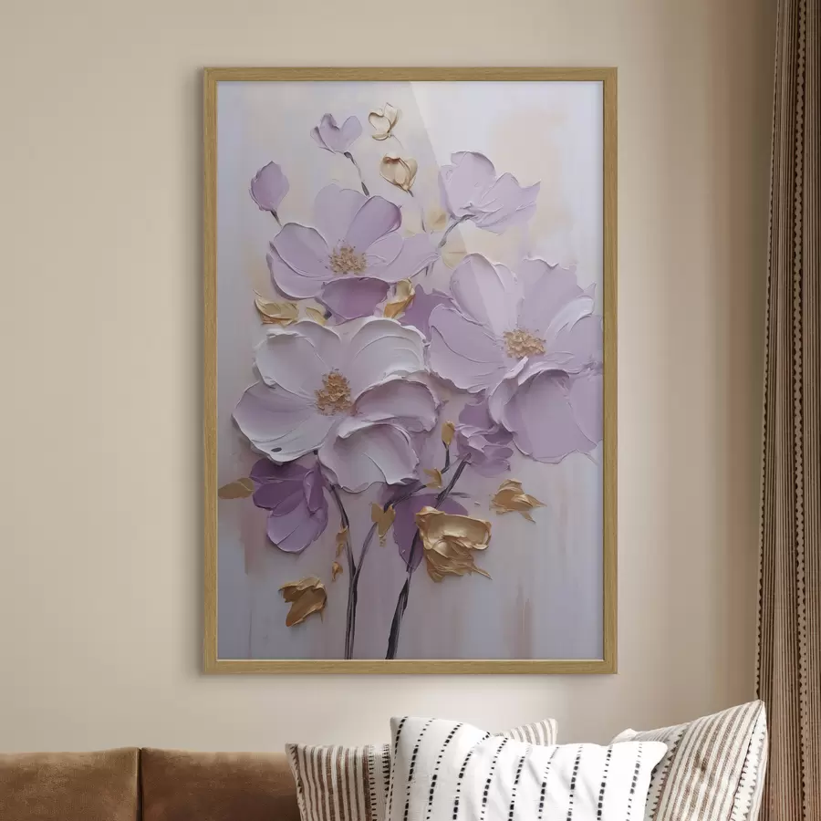 Fototapete Abstrakte Blumen f46838