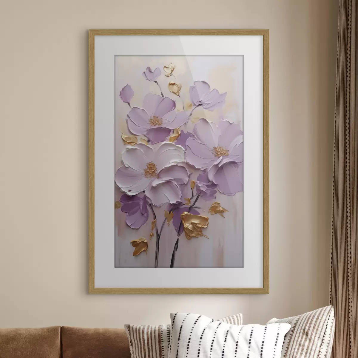 Poster Abstrakte Blumen f46838