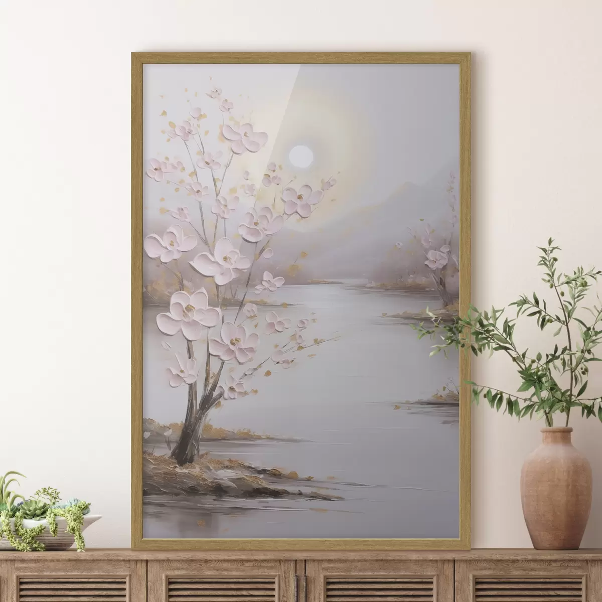 Poster Abstrakte Landschaft f46839