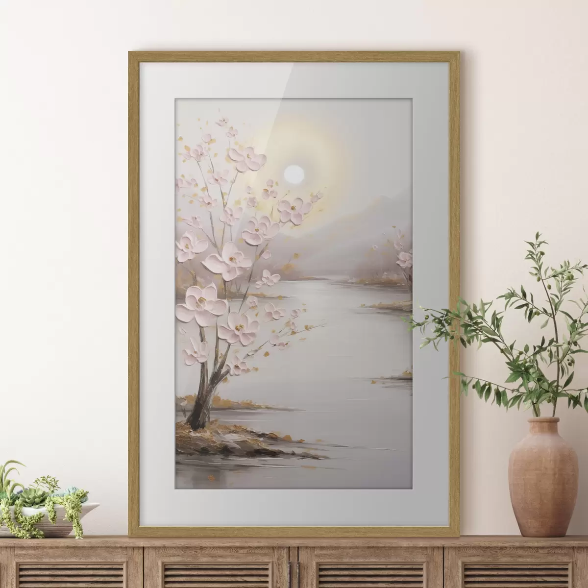 Poster Abstrakte Landschaft f46839