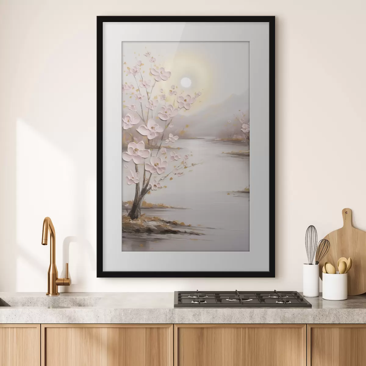 Poster Abstrakte Landschaft f46839