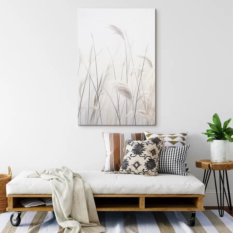 Fototapete Pflanzen auf hellem Hintergrund s46883