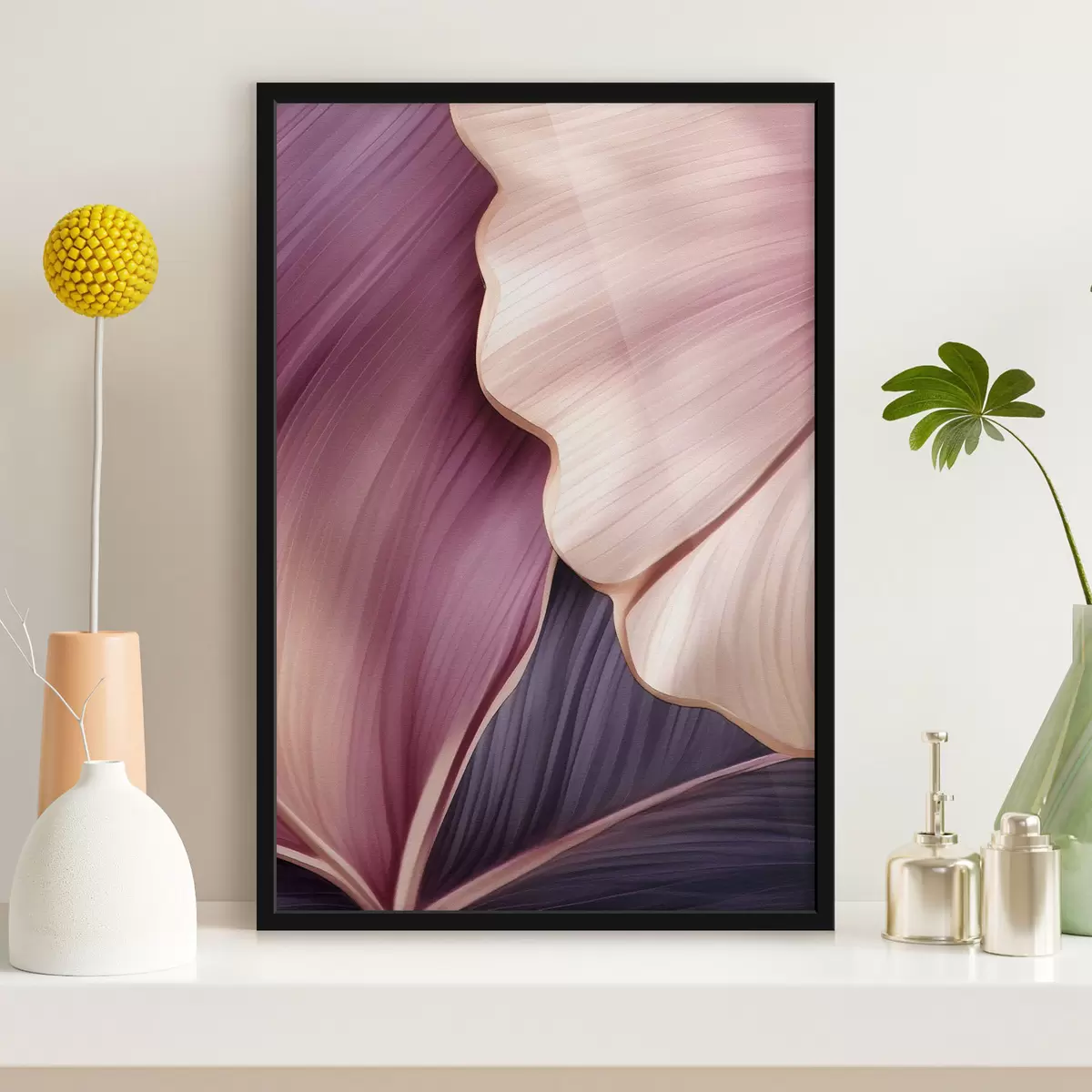 Poster Abstrakte Blätter f46872