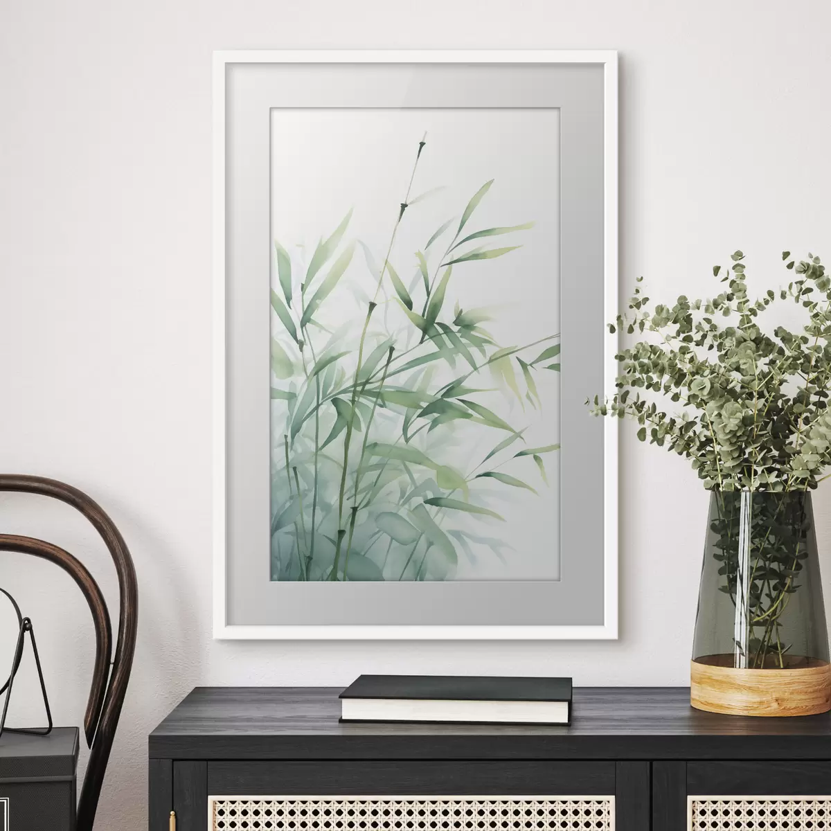 Poster Bambuspflanzen f46877
