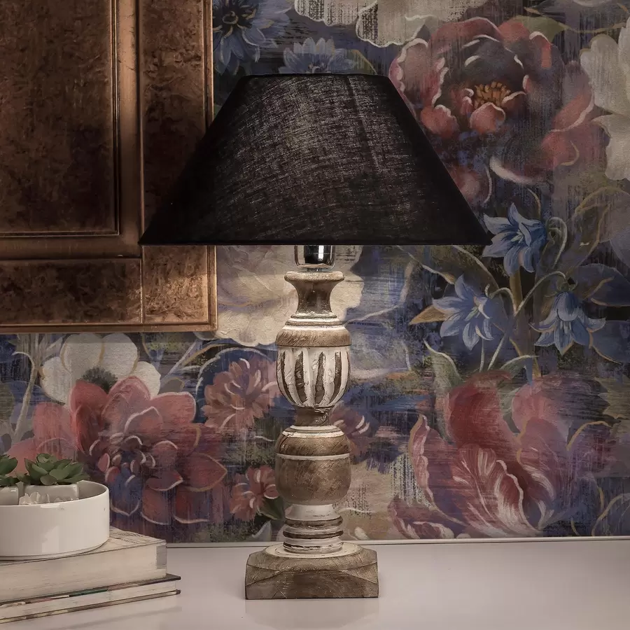 Fototapete Malerischer Blumenstrauß aus großen Blumen auf tief indigoblauem Hintergrund a01021