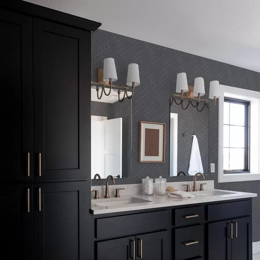 Fototapete Dunkles Graphit-Wabenmuster mit Tiefe a01061v1