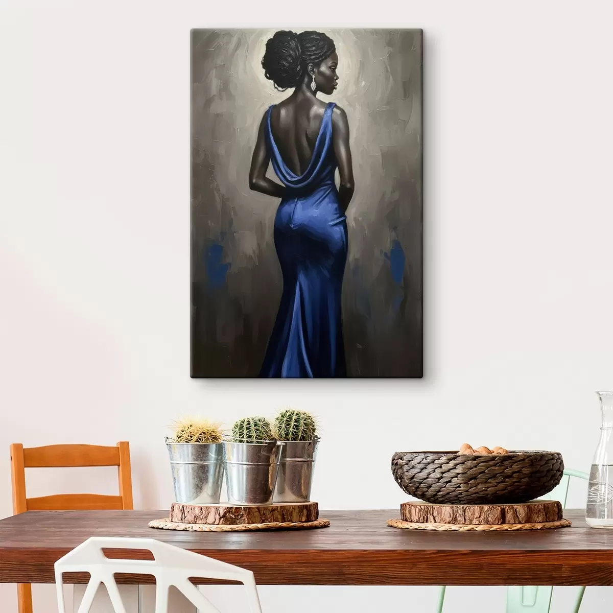 Fototapete Mädchen im Kleid s46856