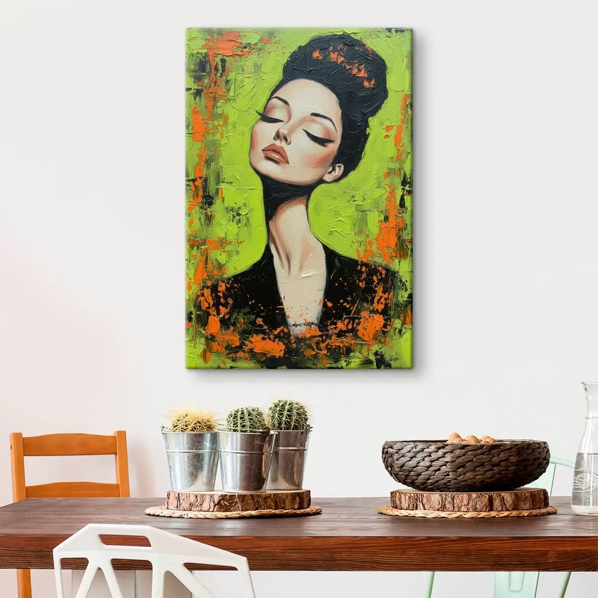 Fototapete Porträt eines Mädchens s46860