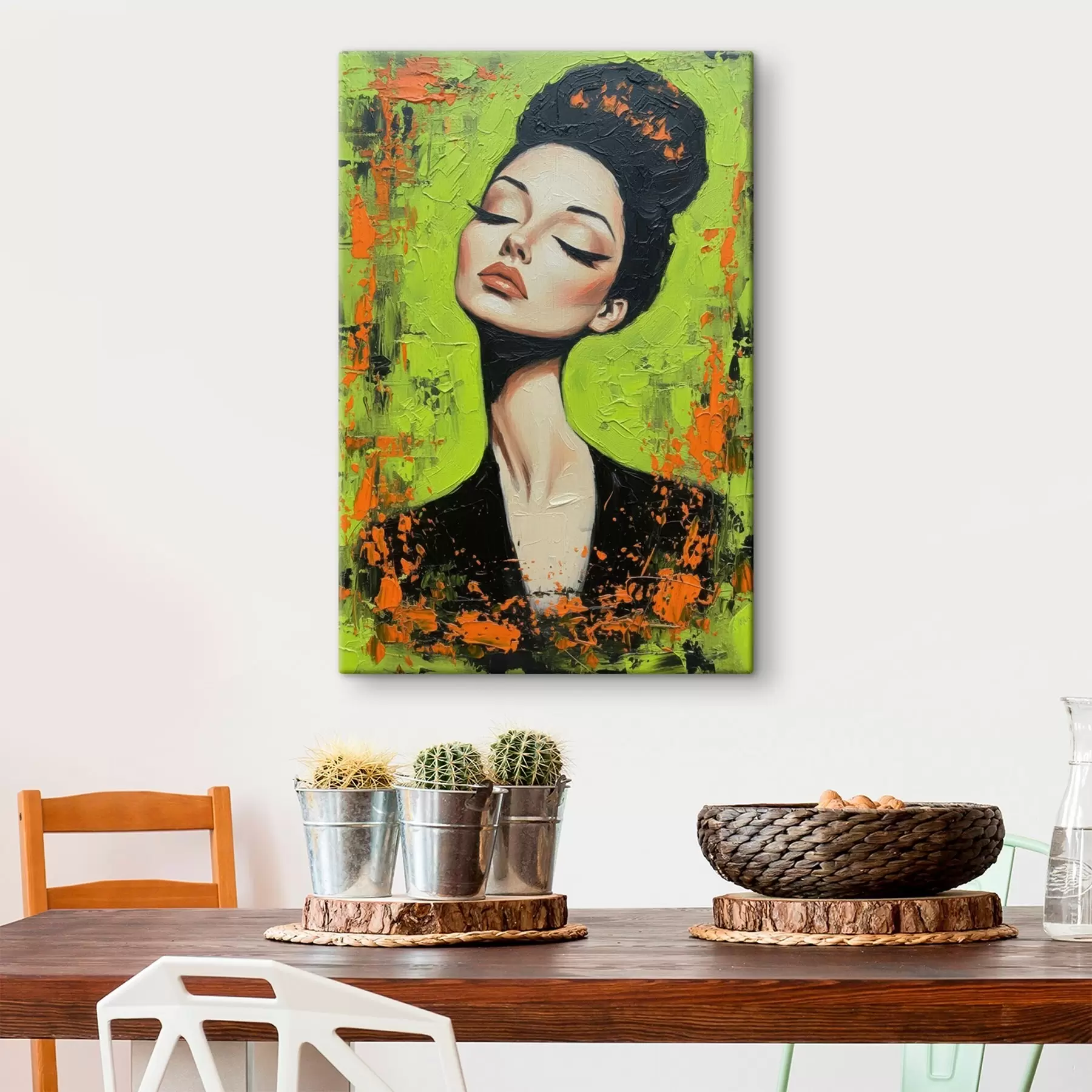 Fototapete Porträt eines Mädchens s46860