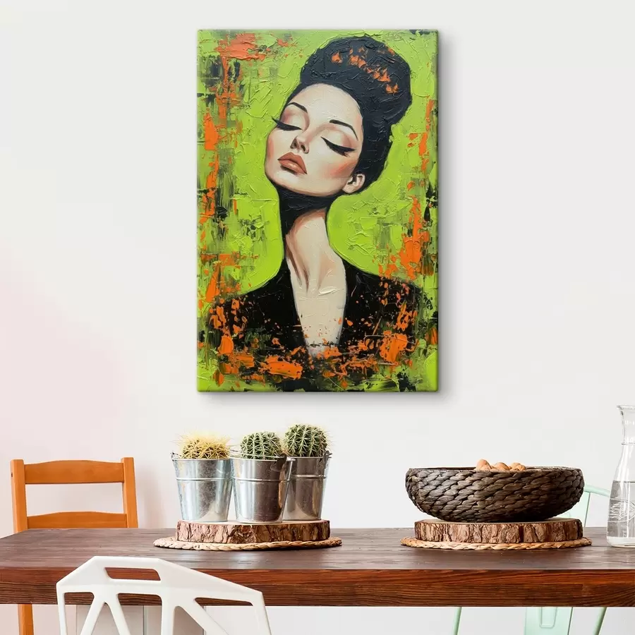 Fototapete Porträt eines Mädchens s46860