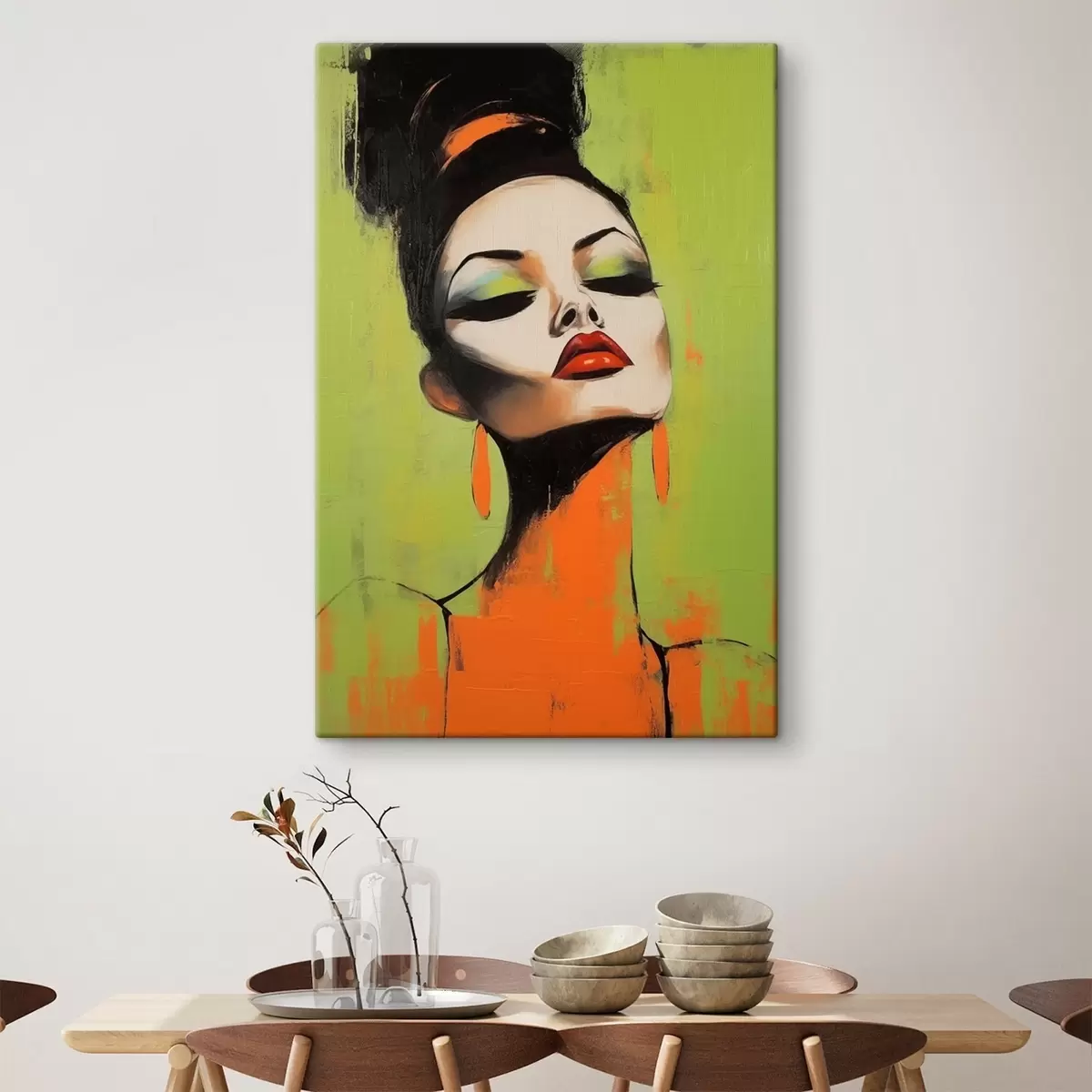 Fototapete Porträt eines Mädchens s46866