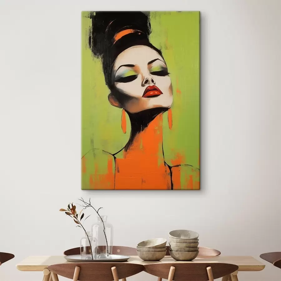 Fototapete Porträt eines Mädchens s46866